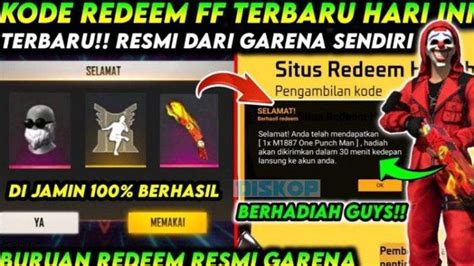 kode redeem ff 2020 maret gold termurah online & Serial original Sebagai Berkualitas image 2