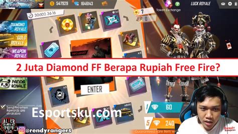 1 juta diamond ff berapa rupiah harga terbaru kalau beli 3 pack langsung sinkron Transaksi realtime di Steam Wallet image 1