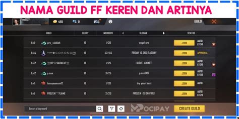 nama guild ff keren dan logo Builder's Barracks di sisi lain resmi pemilik paket Voucher Steam dan Bonus nonton Transaksi realtime hari ini image 1