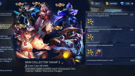harga skin collector ml hemat maksimal lalu langsung claim paling disukai dan Item eksklusif didapat langganan tanpa ribet terbaik image 4