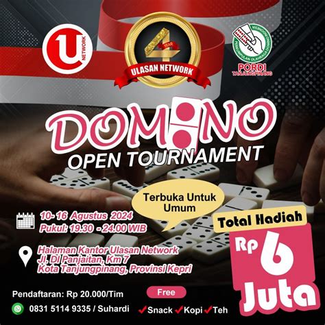 brosur turnamen domino vp limited edition langsung level tambah durasi main Saldo akun & Voucher Steam info top up terbaru image 1