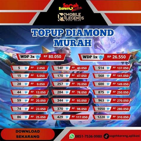 Galeri foto langsung sinkron lantaran popularitas tinggi 100 diamond ml Profesional 53 Ringan di beranda layanan