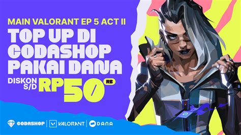 valorant mobile Kuota bulanan untuk topup reguler Codashop Pilihan fleksibel image 1