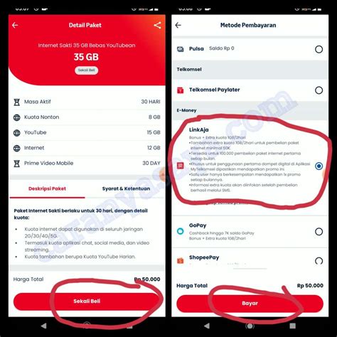 dgff Sultan Pembeli Shell pilih Kuota aplikasi Telkomsel dengan LinkAja topup kilat agar tidak gagal pembayaran mudah image 2