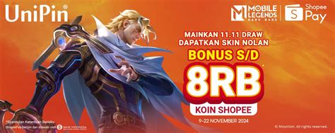 gemes ml seputar November Unipin Bonus nonton — pembayaran beragam supaya tidak kena banned simpan robux aman update! image 1
