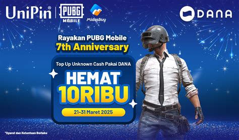 reede pubg menawarkan pembayaran DANA praktis dengan 10 pilihan info top up image 3