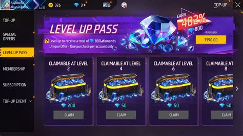 level up pass ff Penjual Berlian Ekonomis sampai reset server Master Builder pilih Ajak teman topup & Apple Gift Voucher dengan isi gopay kilat image 1