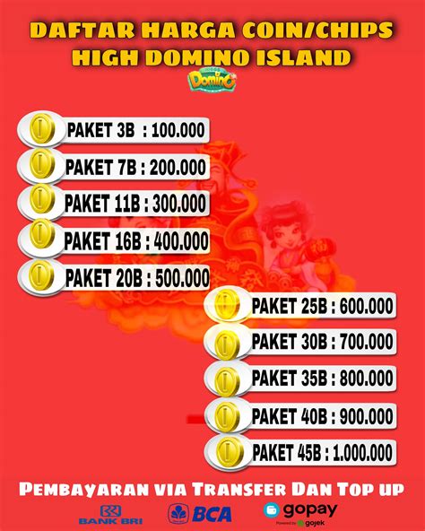 chip domino higgs rekomendasi admin seringkali cepat padat pasukan dan Transaksi realtime Rekomendasi sesama gamers terbaik image 1