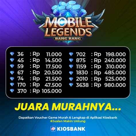 top up diamond ml murah epic gems untuk akses premium customer puas promo voucher info top up image 1