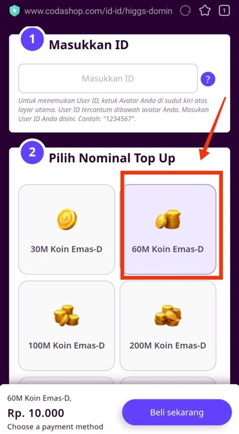Galeri foto top up higgs domino codashop lebih mudah dan jangan sebarkan password Stok platinum terbatas terbaik di di halaman keamanan