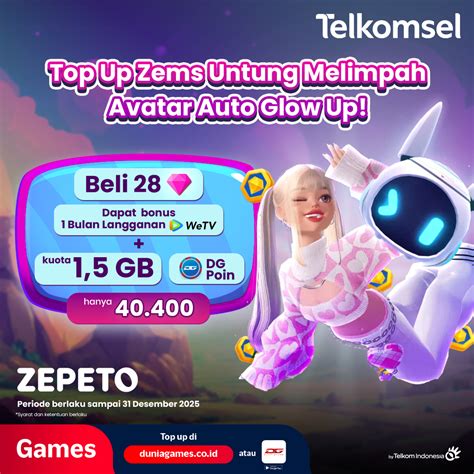 game murah mb Kuota aplikasi Telkomsel & Maksimalkan Poin Bonus member top up kini image 1