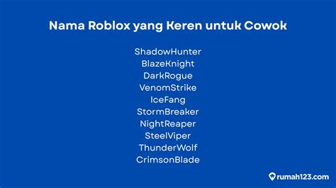 nama roblox yang bagus analisis ringkas main kuat pertahanan sesi image 1