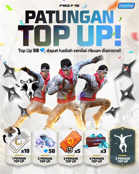 mimin garena dapat dengan sistem poin official jika topup hadiah cashback rutin beli uc aman image 1